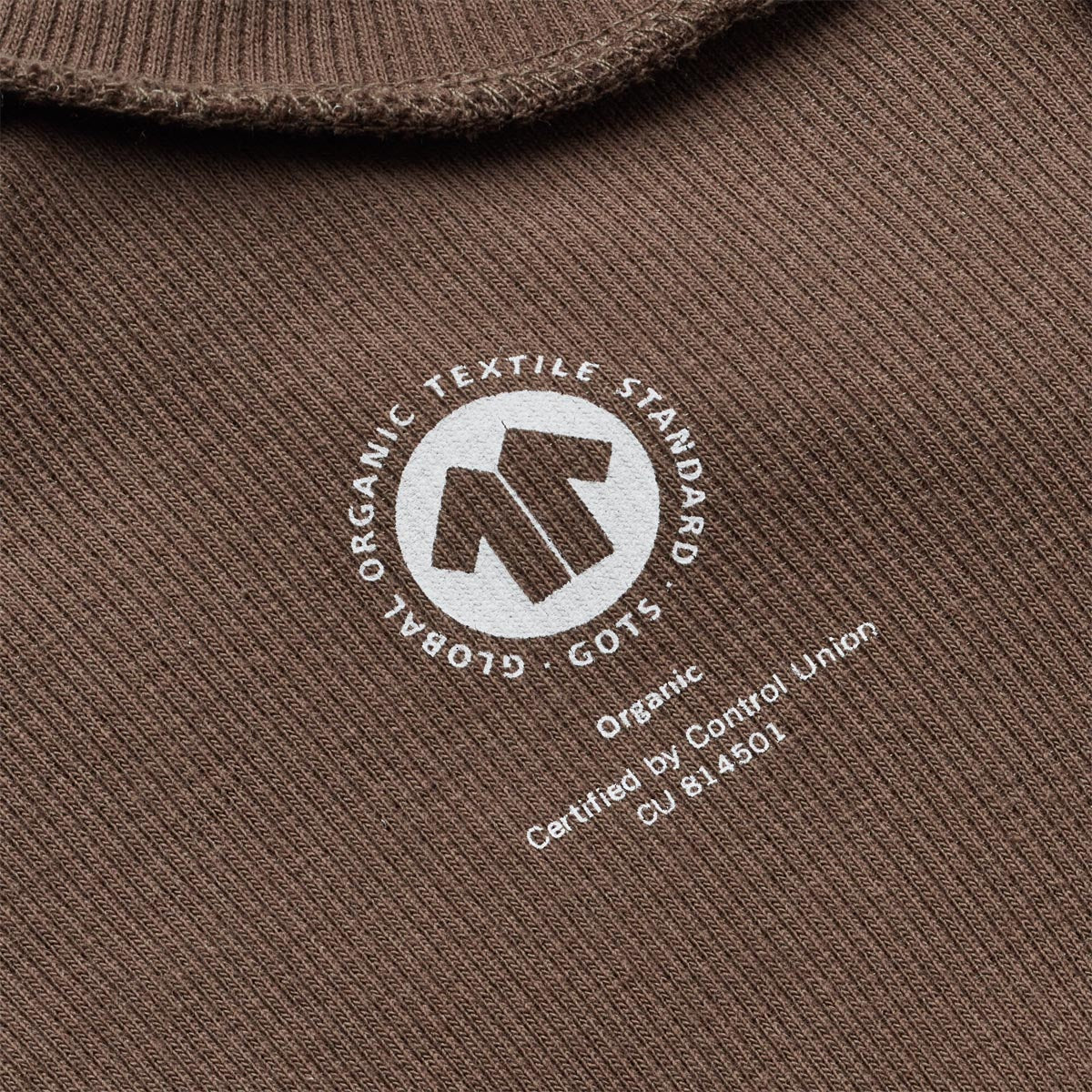 ABEL Long Sleeve T-shirt for disabled children - Chocolate Brown (GOTS)