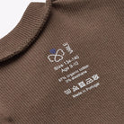 ABEL Long Sleeve T-shirt for disabled children - Chocolate Brown (printed labels)