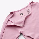 BANA Long Sleeve, organic bodysuit for disabled children - Pastel Purple (zippers on both arms)