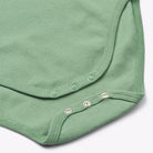 BANA Long Sleeve, organic bodysuit for disabled children - Sage Green (snap buttons for diapers)